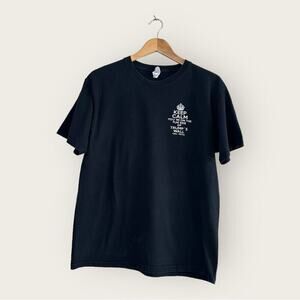 Keep Calm You Are On The Fun Side Of Trump's Wall Cancun T-Shirt | Black | Large